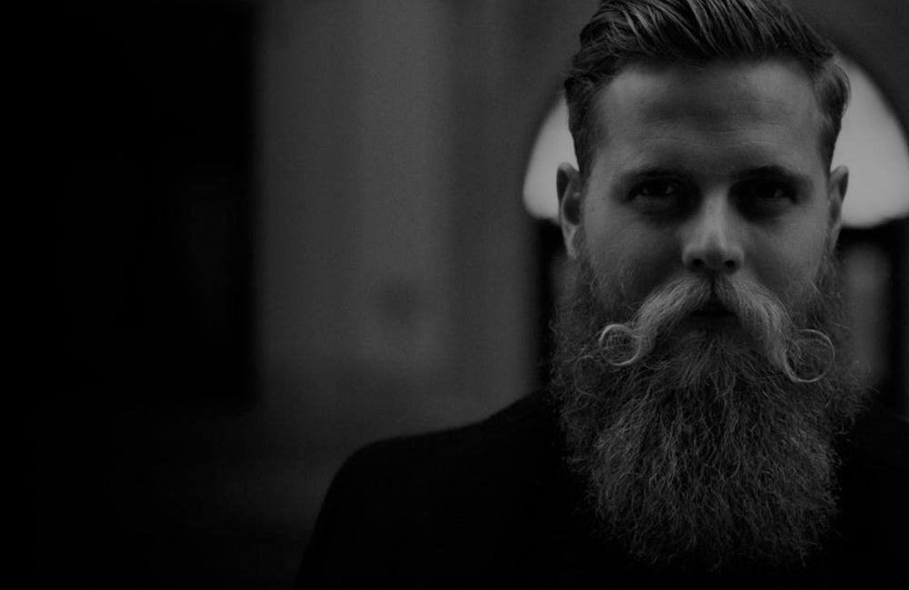 Barber shop with hair style, beard and mustache